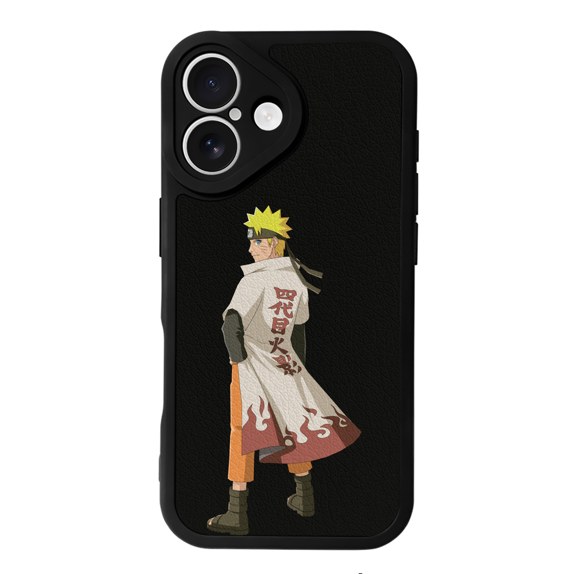 （画像用） NARUTO -ナルト- うずまき ナルト Uzumaki Naruto 【iPhone 16シリーズ対応】シリコンスマホケース（レザー調） 材質：シリコン
